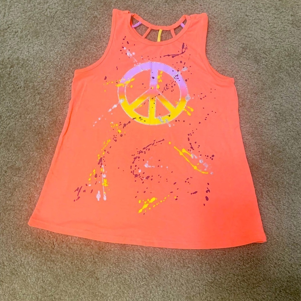 2/Youth Girl Summer Tops Colorful Graphics